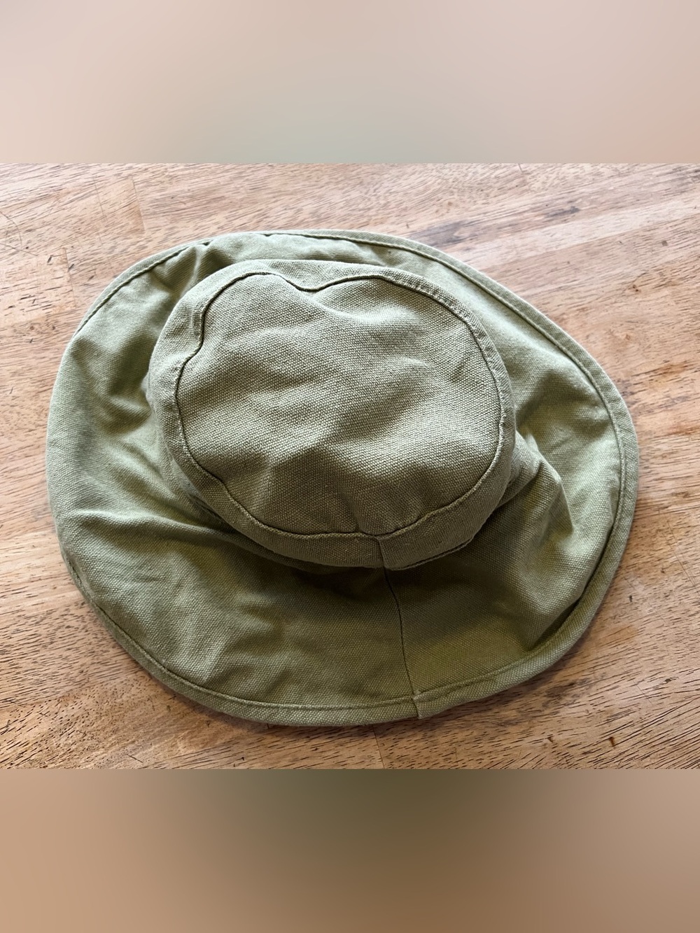 Ole Light Olive Sage Green Canvas Summer Sun Bucket Hat